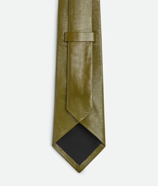 Bottega Veneta Shiny Leather Tie> Scarves And Ties