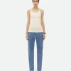 Bottega Veneta Slim Fit Light Cotton Tank Top>Women Tops And T-Shirts