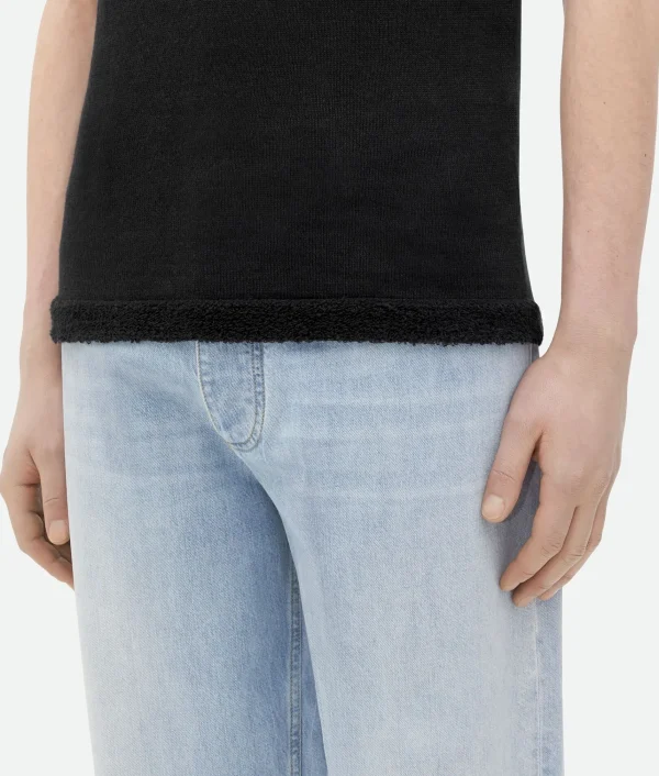 Bottega Veneta Slim Fit Light Linen Polo> Polos