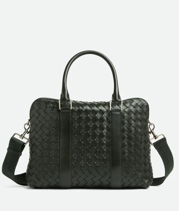 Bottega Veneta Slim Intrecciato Briefcase> Briefcase