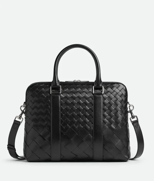 Bottega Veneta Slim Intrecciato Briefcase> Briefcase