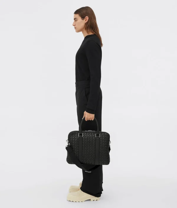 Bottega Veneta Slim Intrecciato Briefcase> Briefcase
