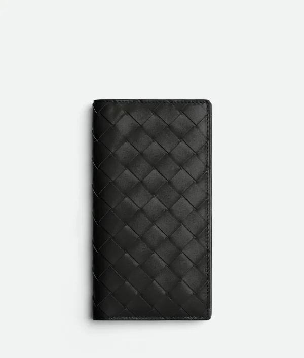 Bottega Veneta Slim Intrecciato Long Wallet> Long Wallets