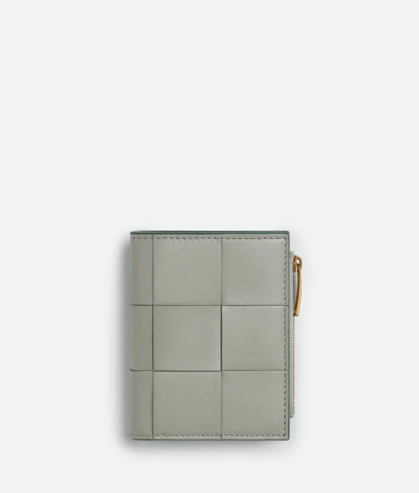Bottega Veneta Small Cassette Bi-Fold Zip Wallet>Women Small Wallets