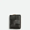 Bottega Veneta Small Cassette Bi-Fold Zip Wallet>Women Small Wallets