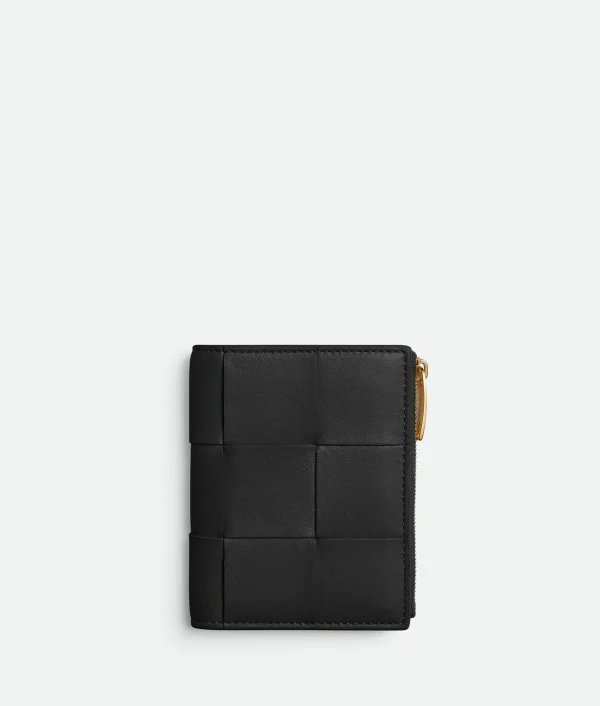 Bottega Veneta Small Cassette Bi-Fold Zip Wallet>Women Small Wallets