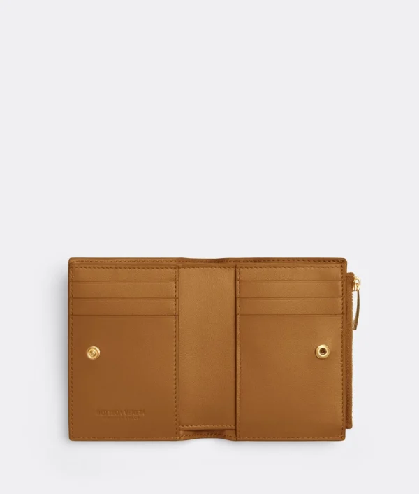 Bottega Veneta Small Cassette Bi-Fold Zip Wallet>Women Small Wallets
