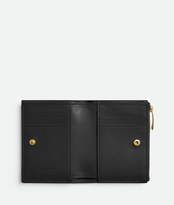 Bottega Veneta Small Cassette Bi-Fold Zip Wallet>Women Small Wallets