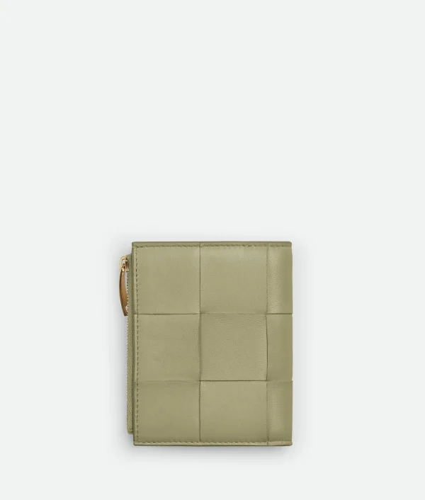 Bottega Veneta Small Cassette Bi-Fold Zip Wallet>Women Small Wallets