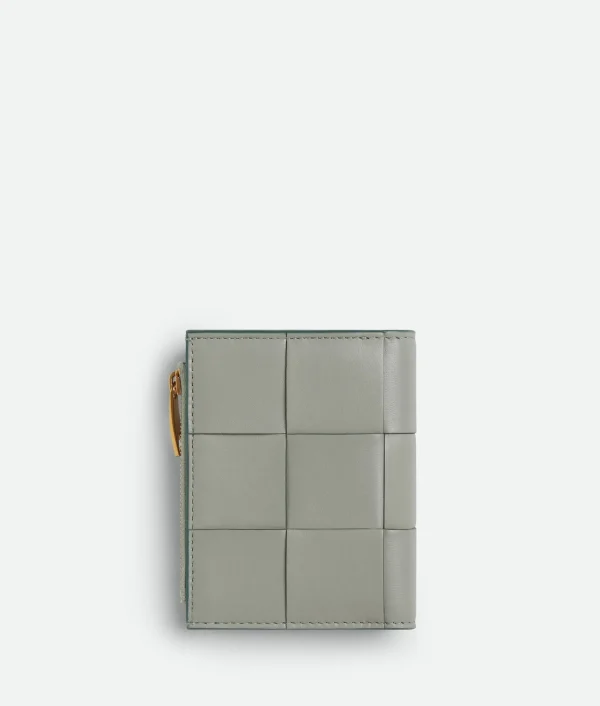 Bottega Veneta Small Cassette Bi-Fold Zip Wallet>Women Small Wallets