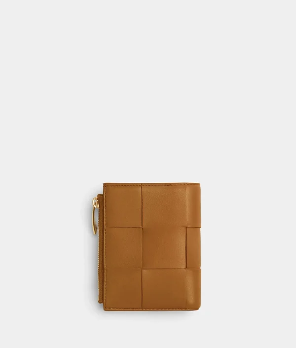 Bottega Veneta Small Cassette Bi-Fold Zip Wallet>Women Small Wallets