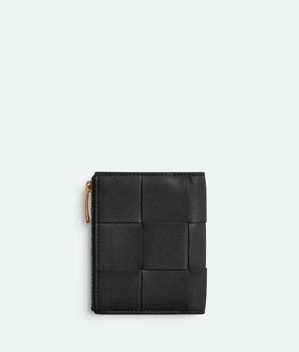 Bottega Veneta Small Cassette Bi-Fold Zip Wallet>Women Small Wallets
