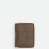 Bottega Veneta Small Cassette Compact Zip Around Wallet>Women Small Wallets