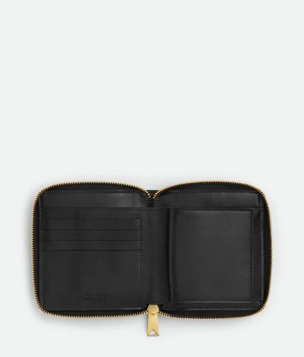 Bottega Veneta Small Cassette Compact Zip Around Wallet>Women Small Wallets