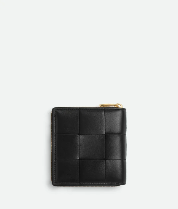 Bottega Veneta Small Cassette Compact Zip Around Wallet>Women Small Wallets