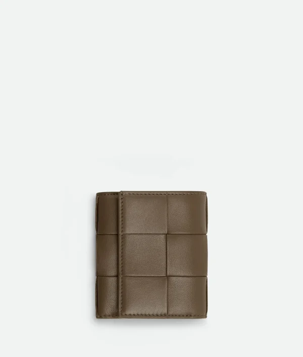 Bottega Veneta Small Cassette Tri-Fold Zip Wallet>Women Small Wallets