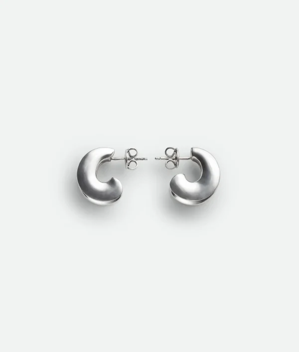 Bottega Veneta Small H Beam Earrings>Women Earrings