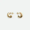 Bottega Veneta Small H Beam Earrings>Women Earrings