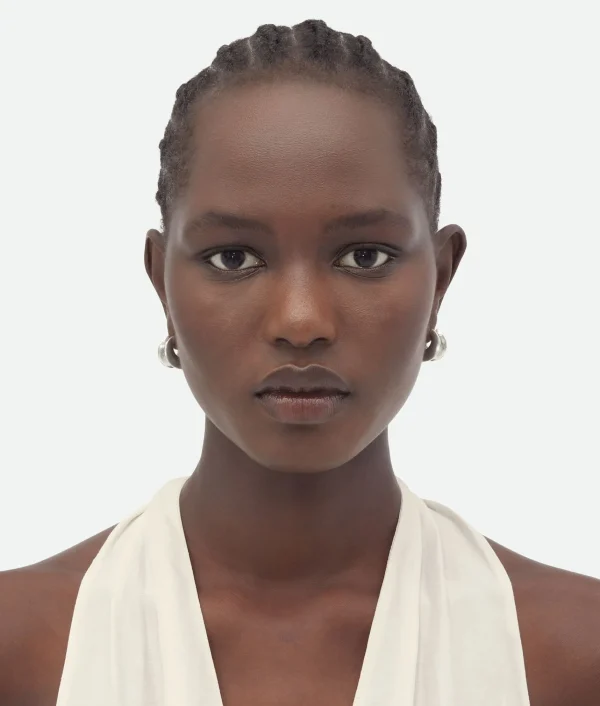 Bottega Veneta Small H Beam Earrings>Women Earrings