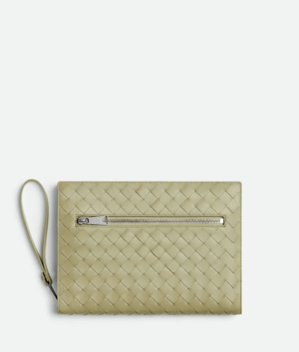 Bottega Veneta Small Intrecciato Document Case With Wristlet> Document Case