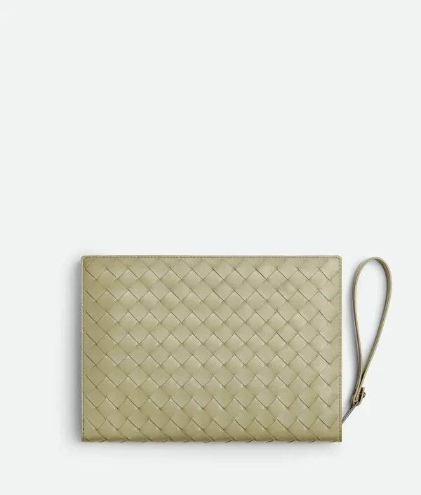 Bottega Veneta Small Intrecciato Document Case With Wristlet> Document Case