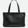 Bottega Veneta Small Intrecciato Zipped Tote> Shopper