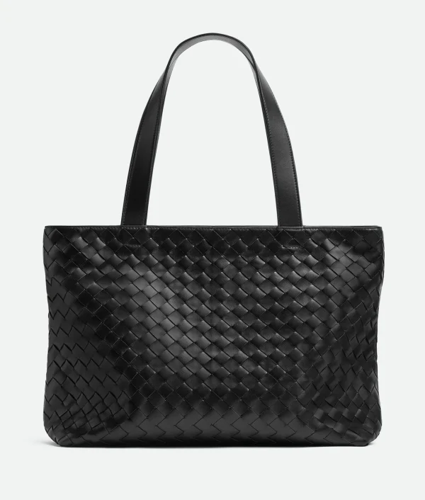 Bottega Veneta Small Intrecciato Zipped Tote> Shopper