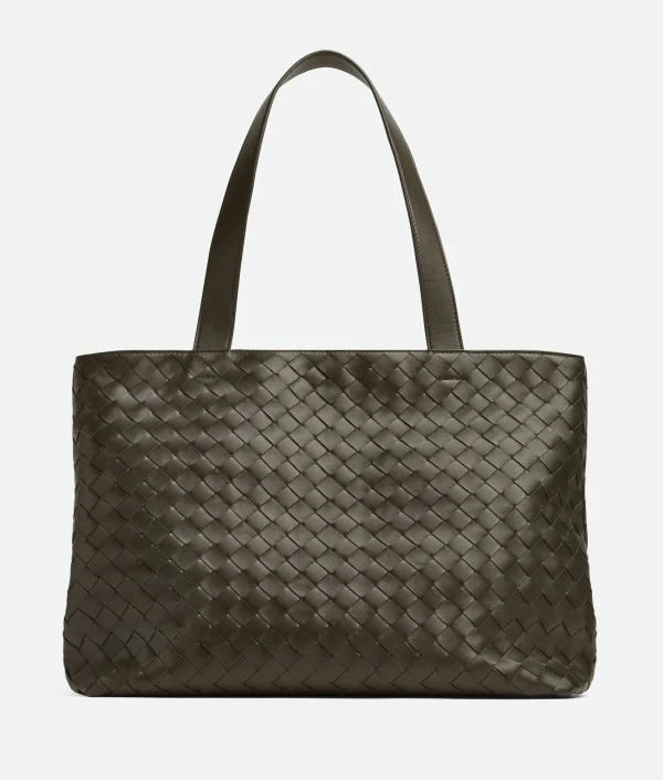 Bottega Veneta Small Intrecciato Zipped Tote> Shopper