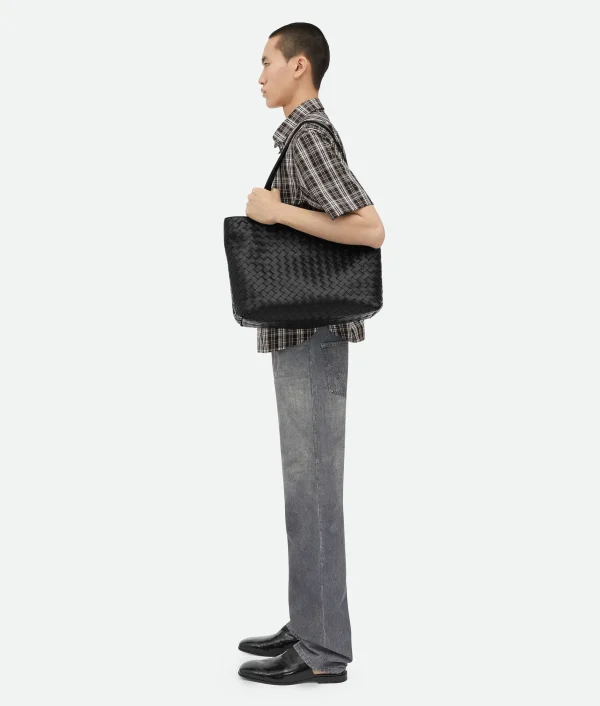 Bottega Veneta Small Intrecciato Zipped Tote> Shopper