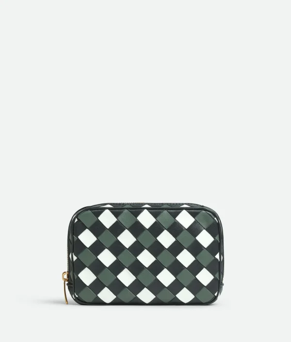 Bottega Veneta Small Intrecciato Zippered Pouch>Women Pouches And Travel Accessories