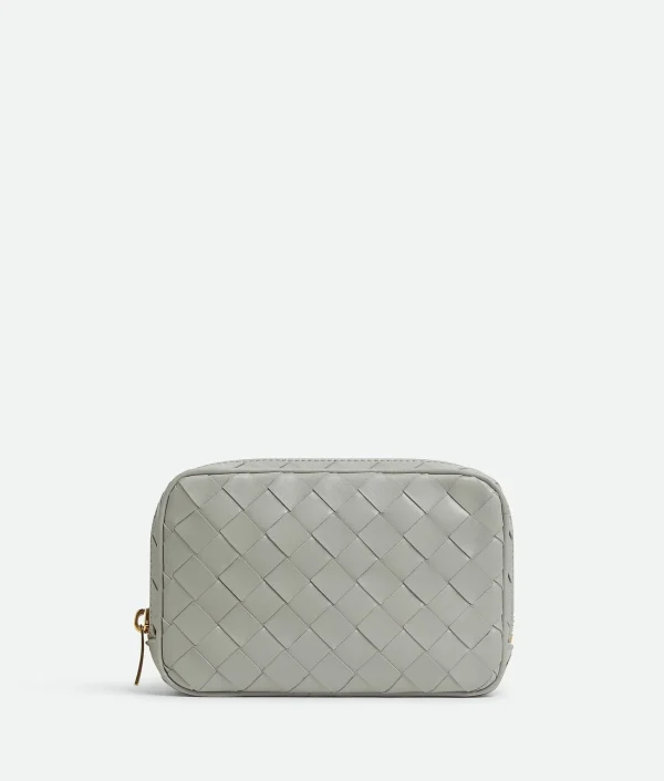 Bottega Veneta Small Intrecciato Zippered Pouch>Women Pouches And Travel Accessories