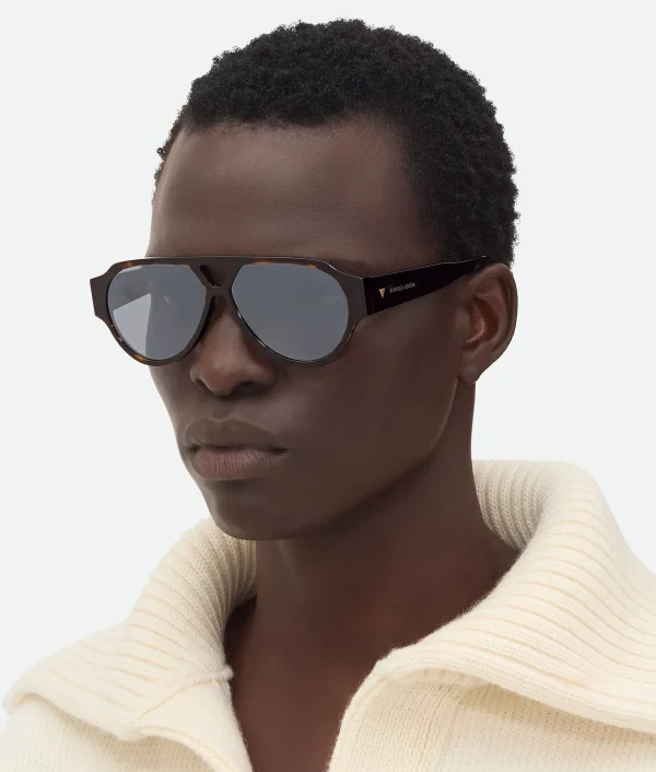 Bottega Veneta Soft Aviator Sunglasses>Women Sunglasses | Sunglasses