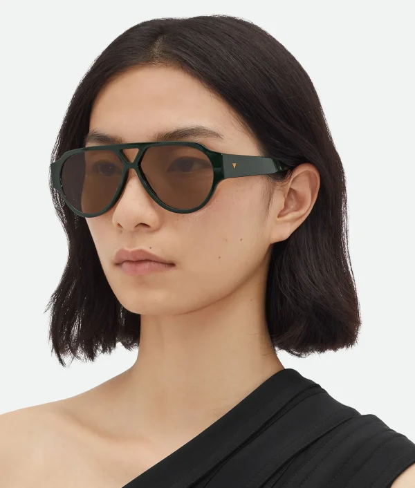 Bottega Veneta Soft Aviator Sunglasses>Women Sunglasses | Sunglasses