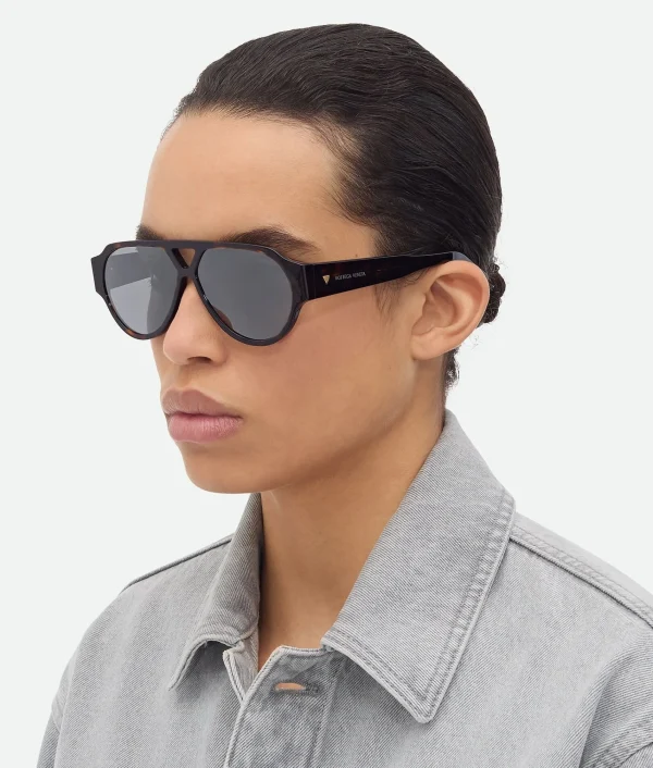 Bottega Veneta Soft Aviator Sunglasses>Women Sunglasses | Sunglasses