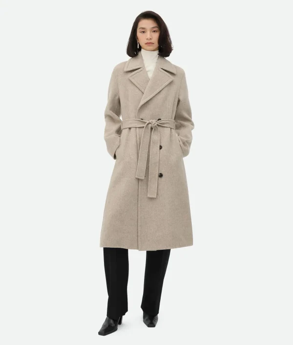 Bottega Veneta Soft Double Cashmere Coat>Women Coats