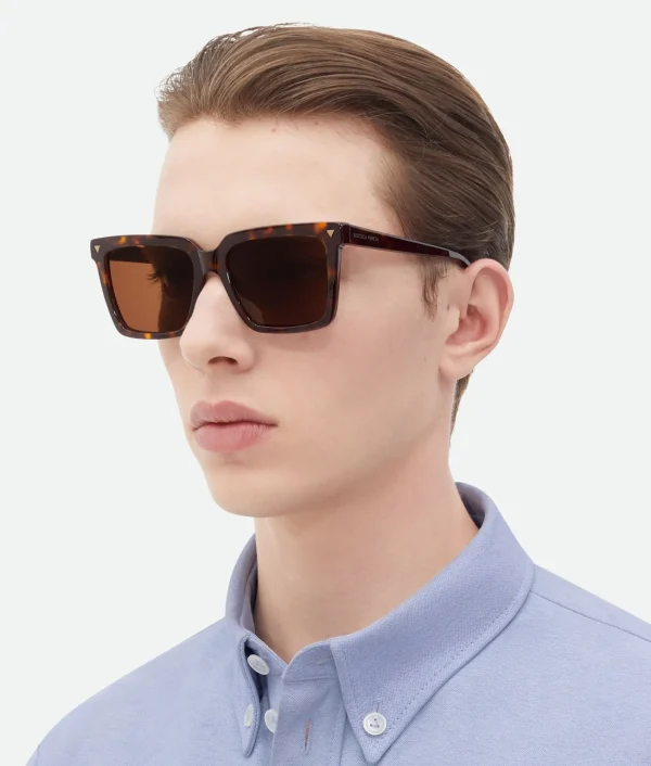 Bottega Veneta Soft Recycled Acetate Square Sunglasses>Women Sunglasses | Sunglasses