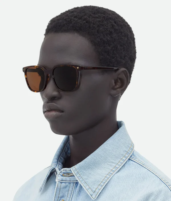 Bottega Veneta Soft Recycled Acetate Square Sunglasses>Women Sunglasses | Sunglasses