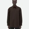 Bottega Veneta Soft Wool Twill Shirt> Shirts