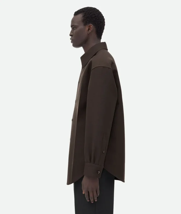 Bottega Veneta Soft Wool Twill Shirt> Shirts