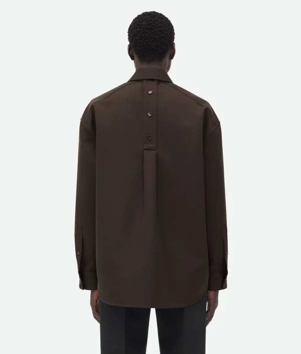Bottega Veneta Soft Wool Twill Shirt> Shirts