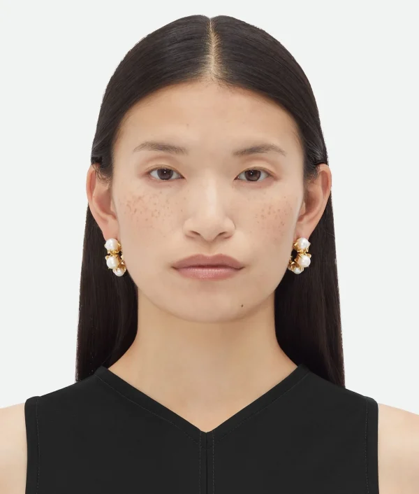 Bottega Veneta Sphere Hoop Earrings>Women Earrings