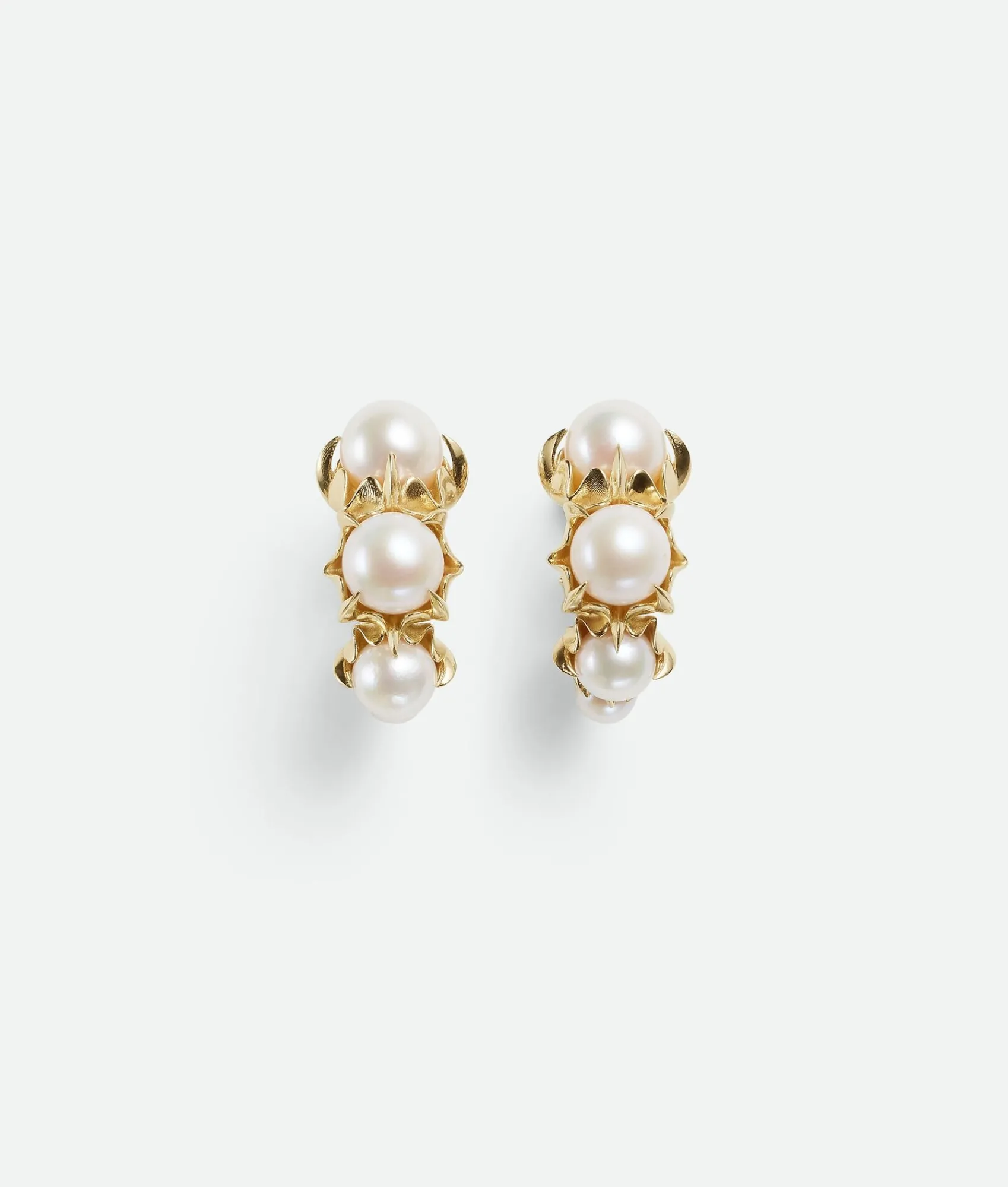 sphere_hoop_earrings_2.webp Bottega Veneta Sphere Hoop Earrings>Women Earrings