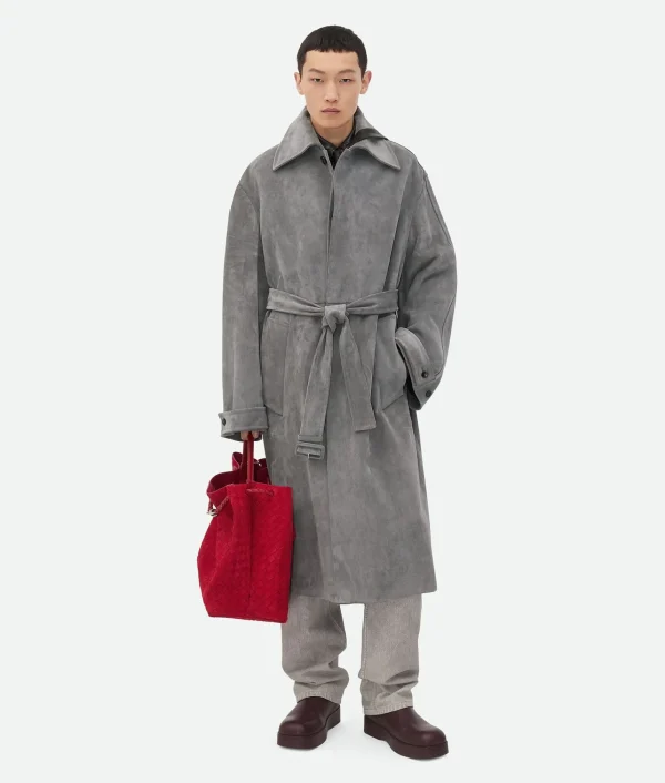 Bottega Veneta Split Nappa Leather Coat> Coats | Leather