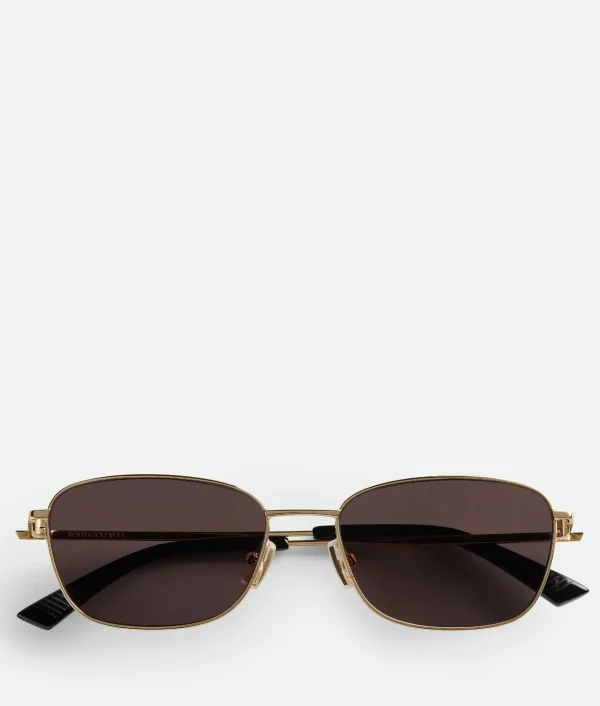 Bottega Veneta Split Rectangular Sunglasses> Sunglasses