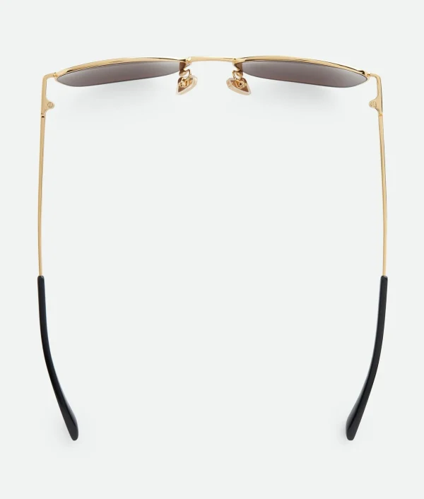Bottega Veneta Split Rectangular Sunglasses> Sunglasses