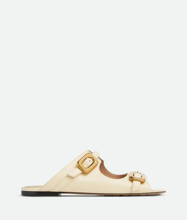 Bottega Veneta Stretch Buckle Flat Mule>Women Sandals