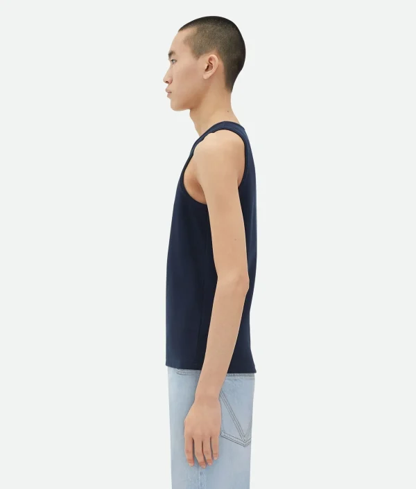 Bottega Veneta Stretch Cotton Ribbed Tank Top> T-Shirts