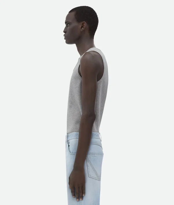 Bottega Veneta Stretch Cotton Ribbed Tank Top> T-Shirts