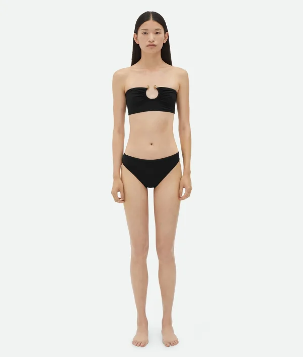 Bottega Veneta Stretch Nylon Bikini With Knot Ring>Women Swimwear