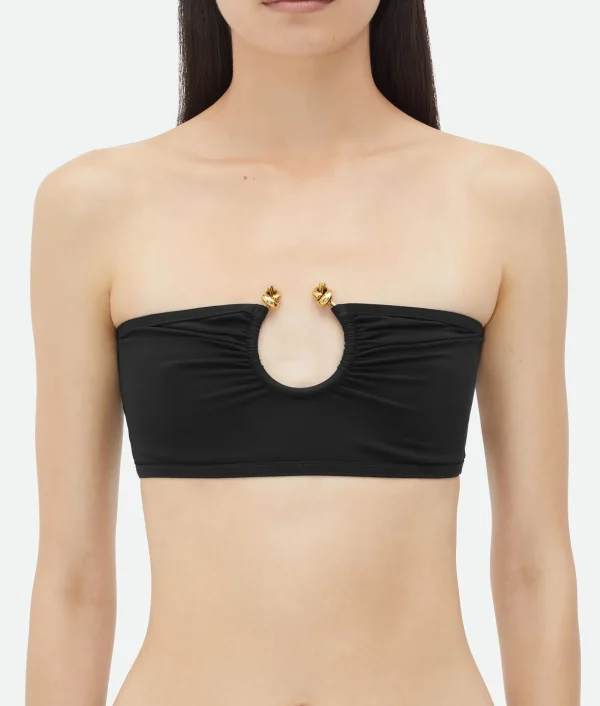 Bottega Veneta Stretch Nylon Bikini With Knot Ring>Women Swimwear